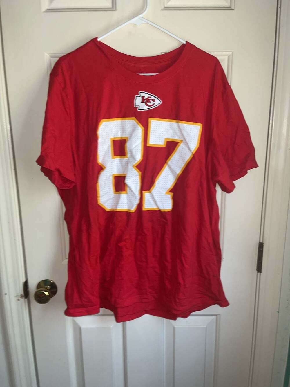 Nike Kansas City Chiefs Travis Kelce 87 Graphic T-Shirt XXL